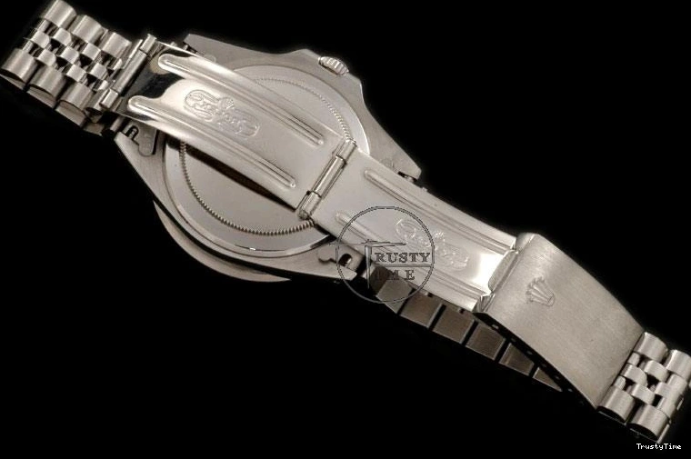 0428 ROLGMT017C – Vintage GMT SS Black Bezel Jubilee Swiss Eta 2836- Original 980